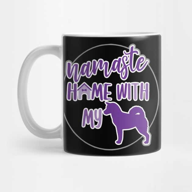 Namaste Home With My Shiba Inu by PB&J Designs